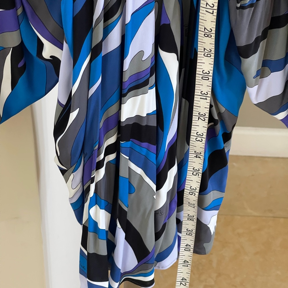 Vintage Emilio Pucci Multicolor Patterned Dress/Top - Picture 9 of 12